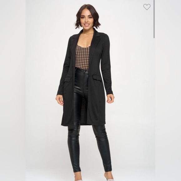 Jackets & Blazers - Long coat with buttons